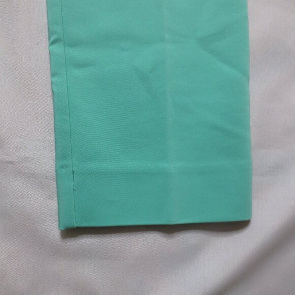 LIMITED womens PANTS green CAREER ankle TROUSER aqua CROPPED SIZE 2 - Picture 2 of 11